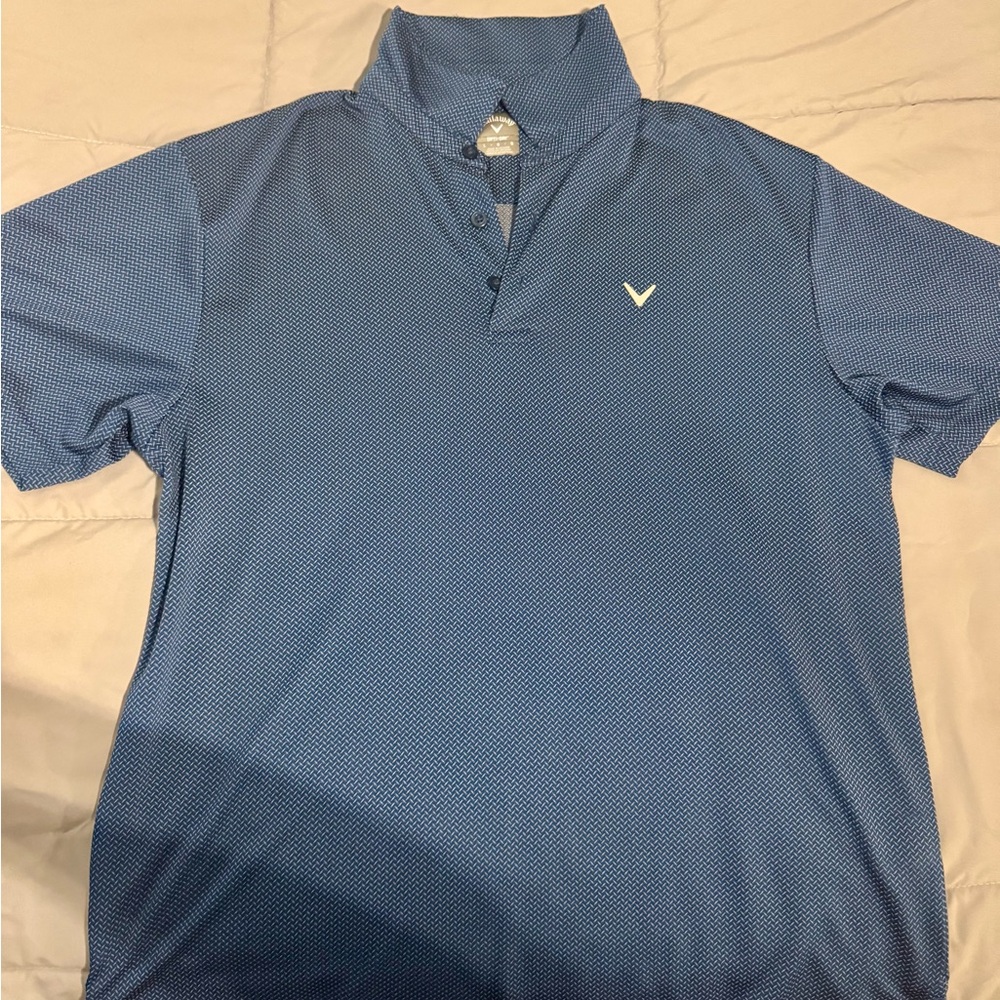 Callaway Men's Blue Polo Shirt